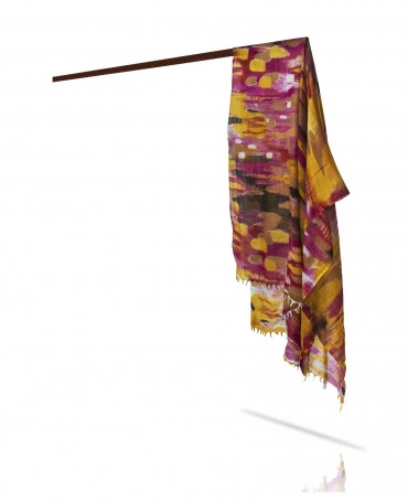 Палантин Женский W40-ABSTRAITE/JAUNE